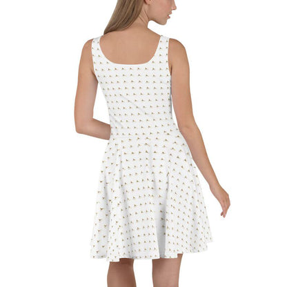 Regal Cat Skater Dress: 'S&R' Tiara Chic