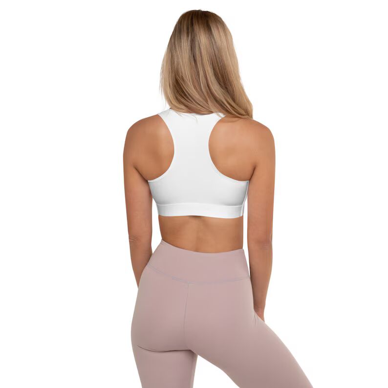The SnR Luxe Sports Bra (White, removable pads)