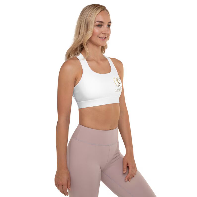 The SnR Luxe Sports Bra (White, removable pads)