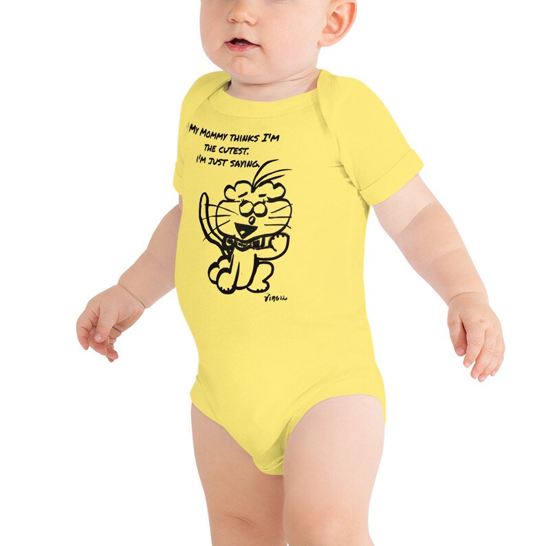 The SnR "Cutest" Baby Short Sleeve Onesie (Mona 2)