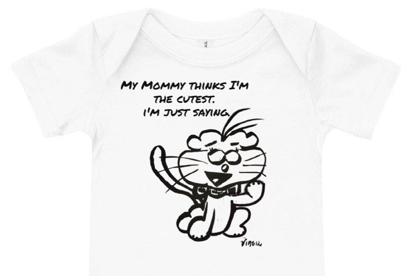 The SnR "Cutest" Baby Short Sleeve Onesie (Mona 2)