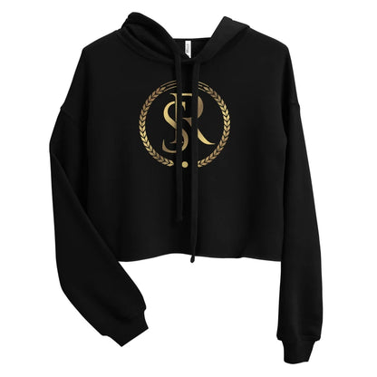 Chic Cropped Hoodie: 'S&R' Luxe Loungewear for Women