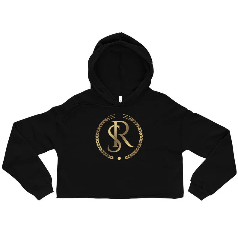Chic Cropped Hoodie: 'S&R' Luxe Loungewear for Women