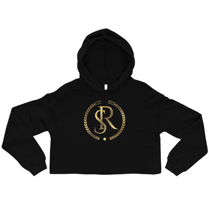 Chic Cropped Hoodie: 'S&R' Luxe Loungewear for Women