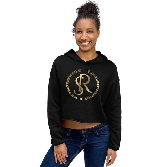 Chic Cropped Hoodie: 'S&R' Luxe Loungewear for Women