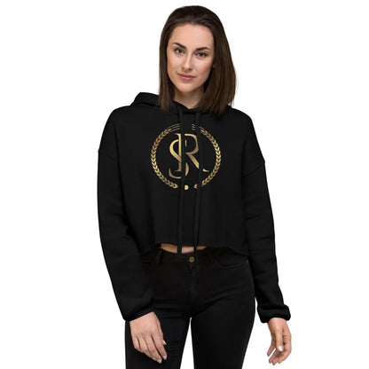Chic Cropped Hoodie: 'S&R' Luxe Loungewear for Women