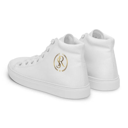 Classic Luxe High-Tops: 'S&R' Canvas Sneakers for Women