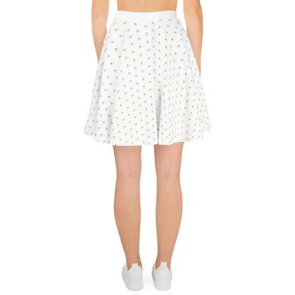 Regal Flair Skater Skirt: 'S&R' Cat Tiara Design