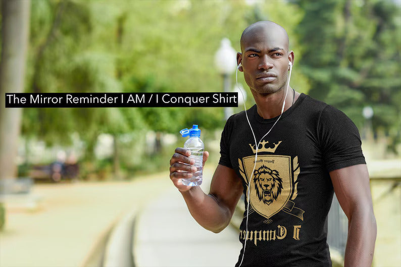 SnR Mirror Reminder Unisex V-Neck Tee, Casual Short Sleeve Shirt, Everyday Wear, Gift for Him/Her, Birthday Present, Relaxed Style