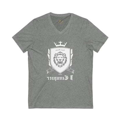 SnR Mirror Reminder Unisex V-Neck Tee, Casual Short Sleeve Shirt, Everyday Wear, Gift for Him/Her, Birthday Present, Relaxed Style